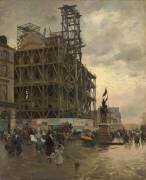 La Place des Pyramides, Paris (Giuseppe de Nittis) - Muzeo.com
