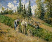La récolte (Camille Pissarro) - Muzeo.com