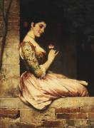 La Rose (Eugene Von Blaas) - Muzeo.com