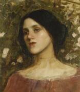 La roseraie (John William Waterhouse) - Muzeo.com