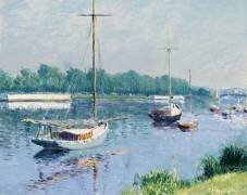 Lac d'Argenteuil (Gustave Caillebotte) - Muzeo.com