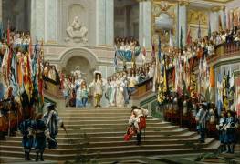 L'Accueil du Grand Condé à Versailles par Louis XIV (Jean-Léon Gérôme) - Muzeo.com