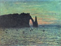 L'aiguille creuse d'Etretat (Claude Monet) - Muzeo.com
