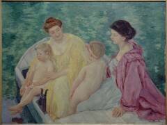Le bain (Mary Cassatt) - Muzeo.com