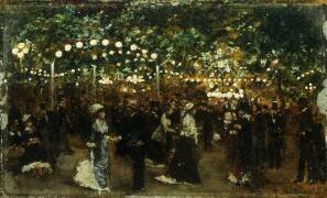 Le bal Mabile (Jean Béraud) - Muzeo.com
