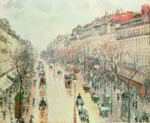 Le Boulevard Montmartre (Camille Pissarro) - Muzeo.com