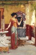 Le bouquet (John William Godward) - Muzeo.com
