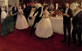 Le buffet (Jean-Louis Forain) - Muzeo.com