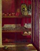 Le cabinet rouge (Pierre Bonnard) - Muzeo.com
