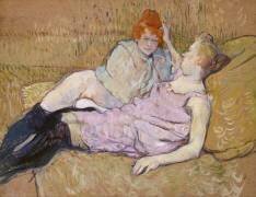 Le canapé (Henri de Toulouse-Lautrec) - Muzeo.com