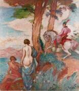 Le Cavalier persan (Georges D'Espagnat) - Muzeo.com