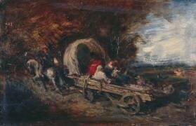 Le chariot (Félix Ziem) - Muzeo.com