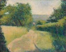 Le chemin creux (Georges Seurat) - Muzeo.com