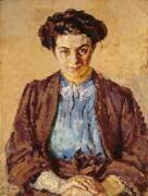 Le chemisier bleu (Harold Gilman) - Muzeo.com