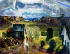 Le cheval blanc (George Wesley Bellows) - Muzeo.com