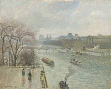 Le Louvre (Camille Pissarro) - Muzeo.com