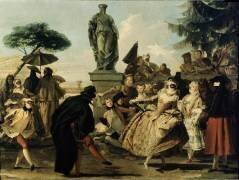 Le menuet (Giandomenico Tiepolo) - Muzeo.com
