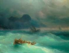 Le naufrage (Ivan Aivazovsky) - Muzeo.com