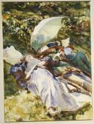 Le Parasol Vert (John Singer Sargent) - Muzeo.com