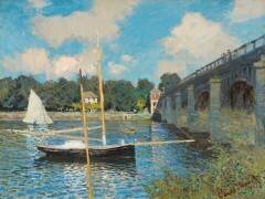 Le pont d'Argenteuil (Claude Monet) - Muzeo.com