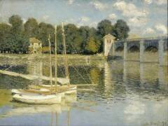 Le pont d'Argenteuil (Claude Monet) - Muzeo.com