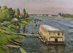 Le Ponton d'Argenteuil (Gustave Caillebotte) - Muzeo.com