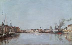 Le quai néerlandais (Eugène Boudin) - Muzeo.com