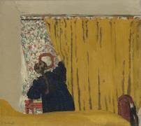 Le rideau jaune (Edouard Vuillard) - Muzeo.com