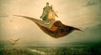 Le tapis volant (Victor Mikhailovich Vasnetsov) - Muzeo.com
