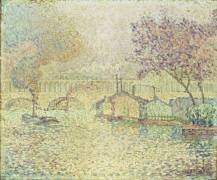 Le Viaduc d'Auteuil (Paul Signac) - Muzeo.com