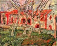 L'église rouge (Chaïm Soutine) - Muzeo.com