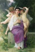 L'éveil du cœur (William Bouguereau) - Muzeo.com