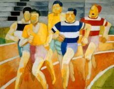 Les coureurs (Robert Delaunay) - Muzeo.com