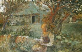 Les derniers rayons (Carl Larsson) - Muzeo.com