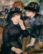 Jeunes Filles en noir (Auguste Renoir) - Muzeo.com