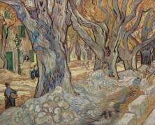Les grands platanes (Vincent van Gogh) - Muzeo.com