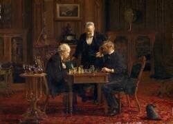 Les joueurs d'échecs (Thomas Eakins) - Muzeo.com