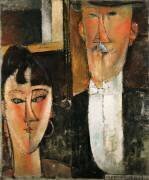 Les mariés (Amedeo Modigliani) - Muzeo.com