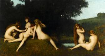 Les Naïades (Jean-Jacques Henner) - Muzeo.com