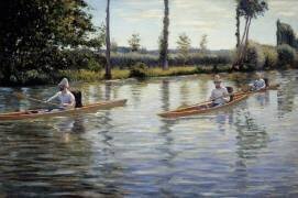 Les périssoires (Gustave Caillebotte) - Muzeo.com