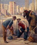 Les terrassiers (Maximilien Luce) - Muzeo.com