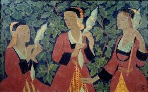 Les trois fileuses (Paul Serusier) - Muzeo.com