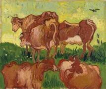 Les vaches (Vincent van Gogh) - Muzeo.com