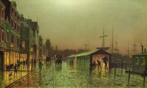 Liverpool Docks (John Atkinson Grimshaw) - Muzeo.com
