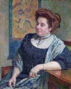 Madame Maurice Denis (Theo van Rysselberghe) - Muzeo.com