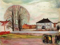 Maison à Aasgaardstrand (Edvard Munch) - Muzeo.com