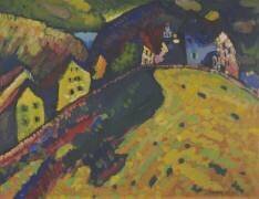 Maisons à Murnau (Wassily Kandinsky) - Muzeo.com