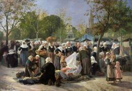 Marché aux chiffons (Jules Trayer) - Muzeo.com