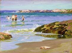 Marée basse (Edward Henry Potthast) - Muzeo.com