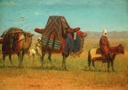 Migration Kirgisen (Wassili Werestschagin) - Muzeo.com